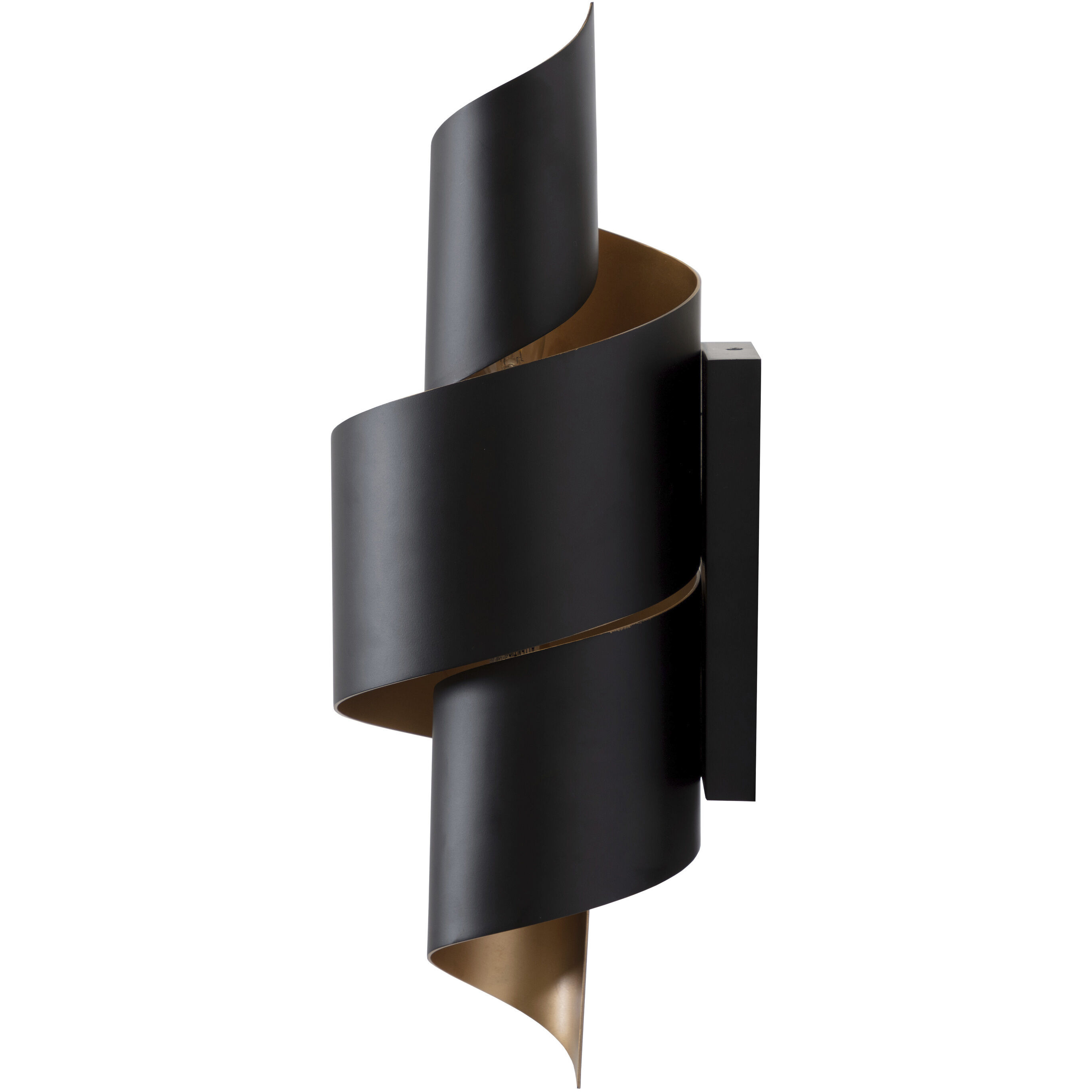 Aphelion LED 7.25 inch Matte Black / Gold / Matte Black Sconce Wall Light